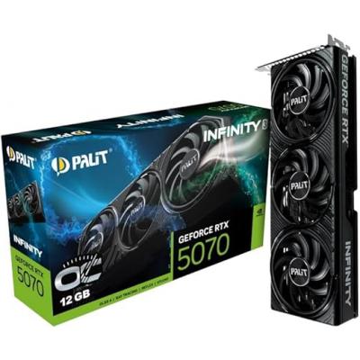 VGA Palit GeForce® RTX 5070 Infinity 3 12GB GDDR7 retail (NE75070019K9-GB2050S)
