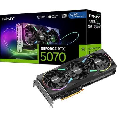 VGA PNY GeForce® RTX™ 5070 12GB ARGB Gaming Overclocked Triple Fan (VCG507012TFXXPB1-O)