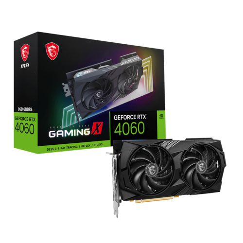 VGA MSI GeForce® RTX 4060 8GB VENTUS 2X BLACK OC (V516-004R) (4711377115421)