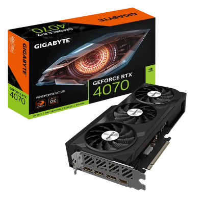 VGA Gigabyte GeForce® RTX 4070 12GB WindforceOC (GV-N4070WF3OC-12GD) (4719331312930)